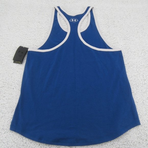 Under Armour Project Rock BSR Tank Top Men's Size Large Blue Mirage NEW - Picture 6 of 10